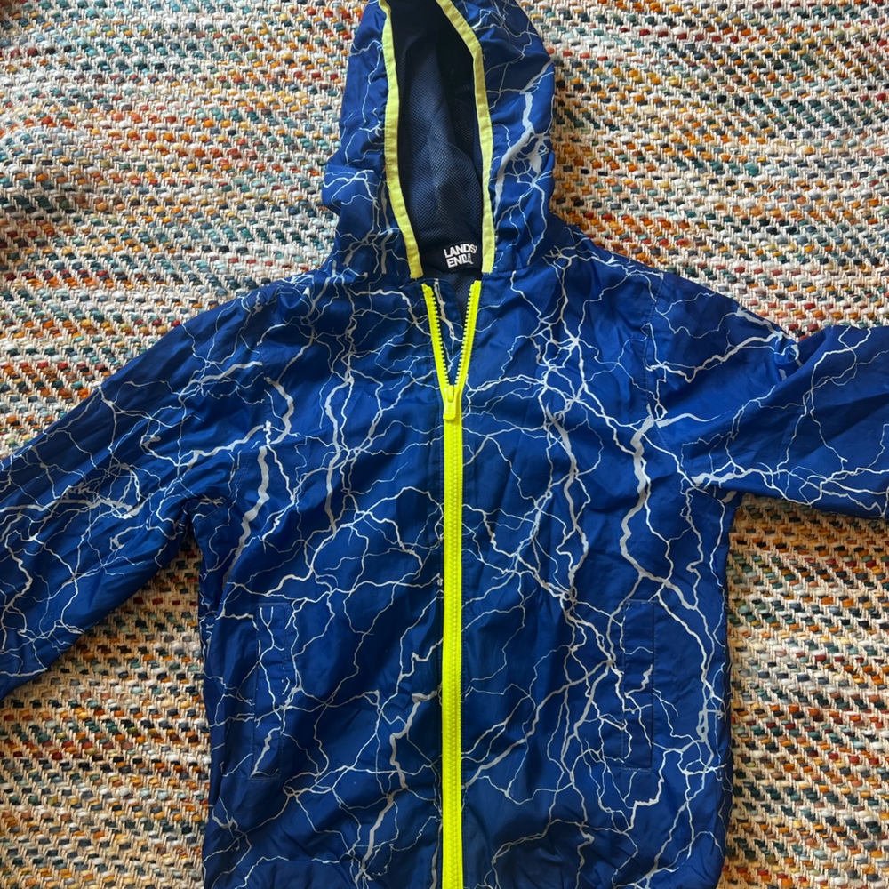 Lands' End Electric Blue Storm Jacket - Picture 2 of 7